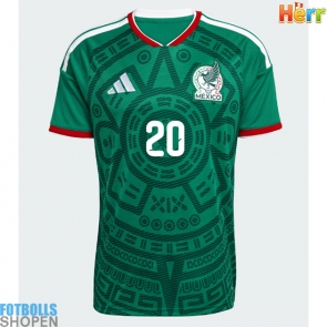 Billiga Mexiko Henry Martin #20 Hemmatröja VM 2026 Kortärmad